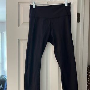 All black with mesh detail lulu leggings!